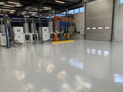 Industrial Epoxy Resin for Arrk Europe’s Warehouse Flooring and Production Areas