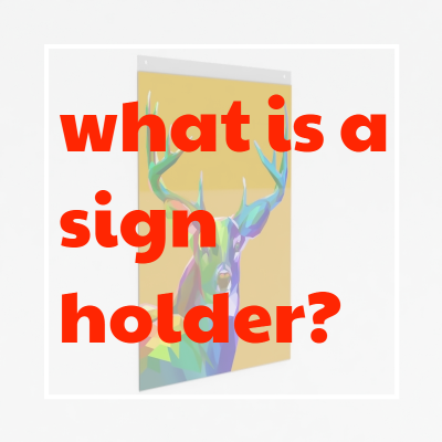 Retail sign holders at Wrights GPX Plastics