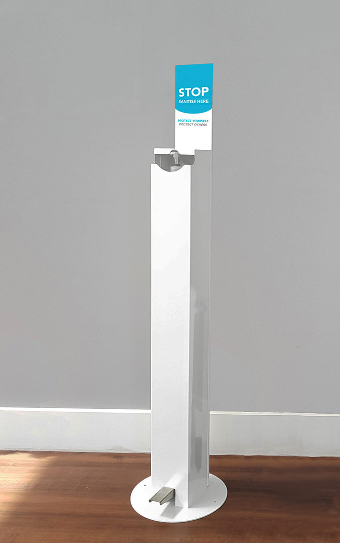 Wrights Plastics reduce price of hand sanitiser stations for better access
