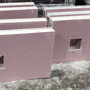 Off Site Production | Prefabricated Partitions Above Bathroom Pods