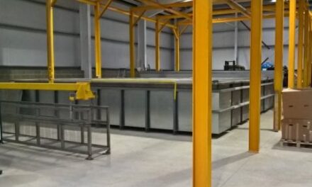 Powder coating equipment for sale at td finishing | Swallow Architectural Aluminium Ltd