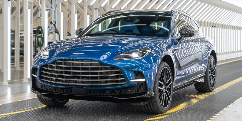 Aston Martin DBX707 enters production at St Athan