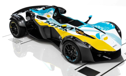 The BAC Mono R Supercar reaches full speed