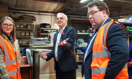 Northfield MP visits manufacturer