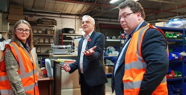 Northfield MP visits manufacturer