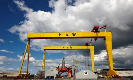 Harland & Wolff hit by at least £34m order cuts and supply chain delays