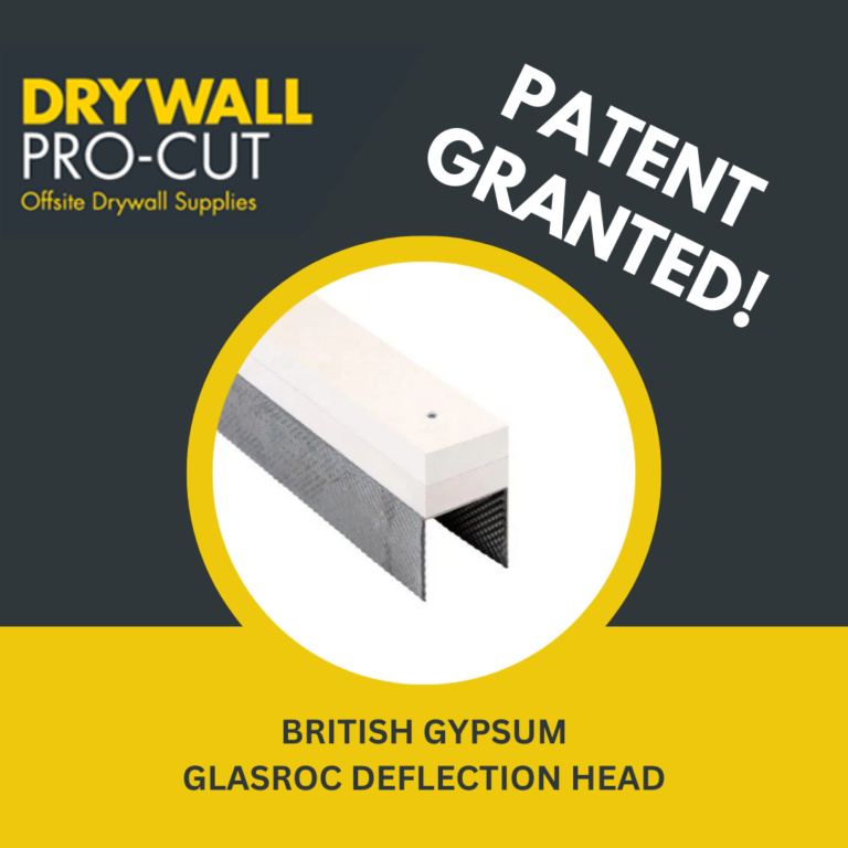 1. British Gypsum Deflection Head Patent Announcement Manufacturing News